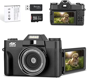 Andoer Appareil photo numérique 48 MP 1080P Appareil photo compact 2,4 Andoer Appareil photo numérique 48 MP 1080P Appareil photo compact 2,4