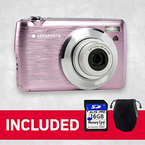 AGFA Photo Realishot DC8200 - Appareil Photo Numérique Compact Cam 18MP, Vidéo Full HD, Zoom 8X - Batterie Lithium et Carte SD 16GB – Image 4