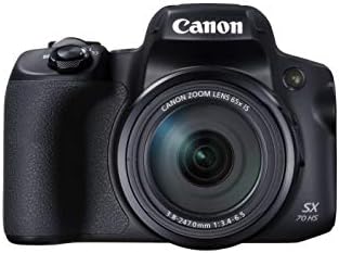 Canon PowerShot SX70 HS : appareil photo Bridge zoom optique x65, Noir - Idéal pour des clichés de qualité professionnelle