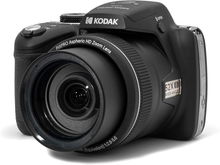KODAK Pixpro AZ528 - Appareil Photo Bridge Numérique 16 Mpixels, Zoom Optique 52X, Stabilisateur Optique, Ecran LCD 3 pouces, Vidéo Full HD 1080p, Batterie au Li-ion