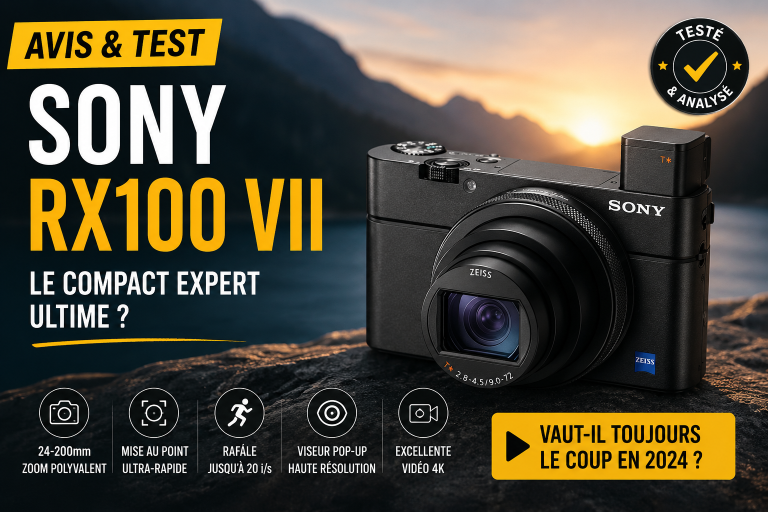 Avis complet sur le Sony RX100 VII