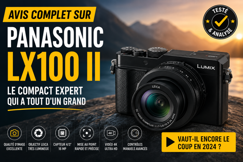 Avis complet sur le Panasonic Lumix LX100 II